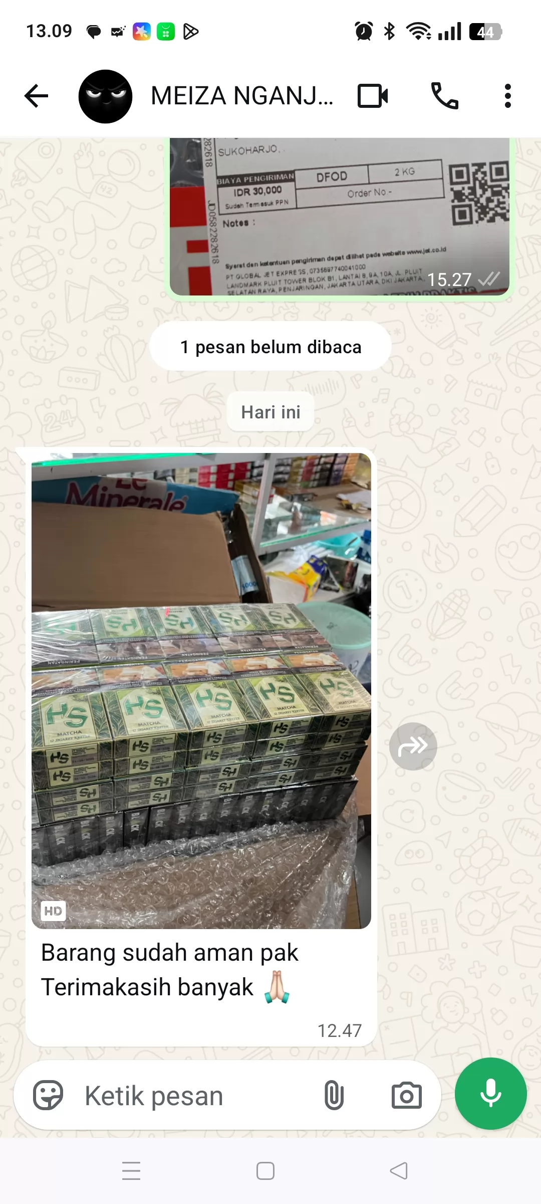 Bukti Penerimaan Barang