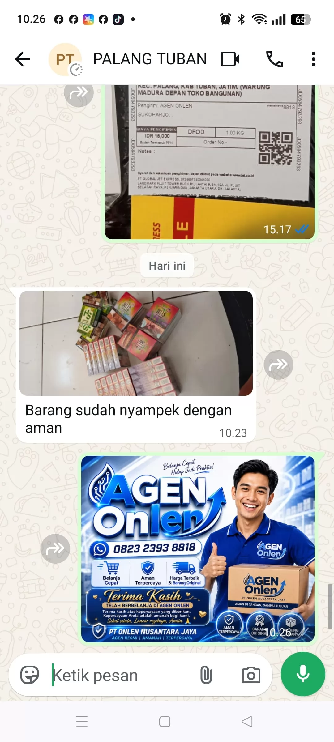 Bukti Penerimaan Barang